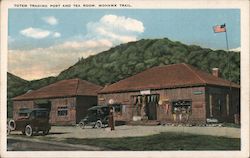 Totem Trading Post and Tea Room, Mohawk Trail Charlemont, MA Postcard Postcard Postcard