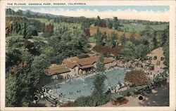 The Plunge, Genesha Park Pomona, CA Postcard Postcard Postcard