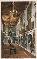 Mission Inn Interior View Postcard