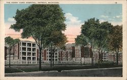 Henry Ford Hospital Detroit, MI Postcard Postcard Postcard