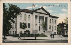 Joplin Library Building Postcard