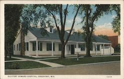 Old Fort Howard Hospital Green Bay, WI Postcard Postcard Postcard