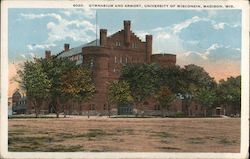 Gymnasium and Armory, University of Wisconsin Postcard