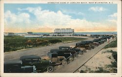 Attractive Scene at Carolina Beach Postcard