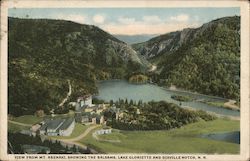 View from Mt Abenaki, Showing The Balsams and Lake Gloriette Dixville Notch, NH Postcard Postcard Postcard