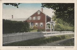 The Farm House MacDowell Colony Postcard
