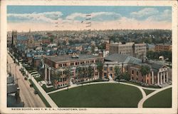 Rayen School and Y.W.C.A. Postcard