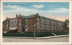 St Anthony's High School Postcard