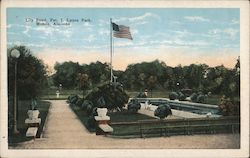 Lily Pond, Pat. J. Lyons Park Postcard