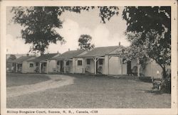 HIlltop Bungalow Court Postcard
