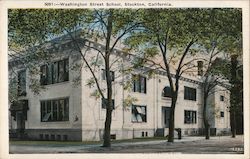 Washington Street School Postcard