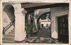 Entrance El Paseo Postcard