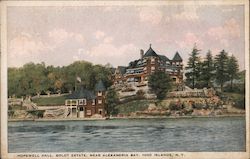 Hopewell Hall, Boldt Estate Near Alexandria Bay Thousand Islands, NY Postcard Postcard Postcard