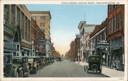 Fifth Avenue Looking North Postcard