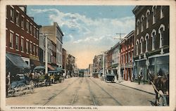 Sycamore Street from Franklin Street Postcard