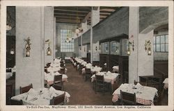 Ye-Bull-Pen-Inn, Mayflower Hotel Postcard
