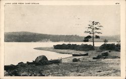 Long Lake from Camp Etelka New York Postcard Postcard Postcard