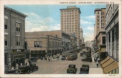 Forsyth Street Looking West Postcard
