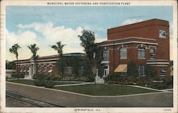 Municipal Water Softening and Purification Plant Postcard