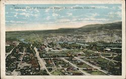 Bird's-eye View of Trinidad from Prospect Point Postcard