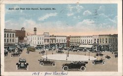 South and West Side Square Postcard