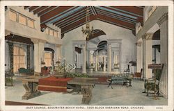 East Lounge Edgewater Beach Hotel Postcard