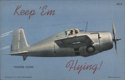 Fighter Plane Muroc, CA World War II Postcard Postcard Postcard