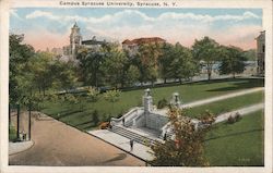 Campus Syracuse University Postcard