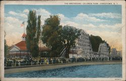 The Greyhound, Celoron Park Postcard