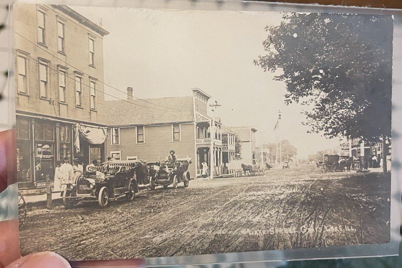 RPPC Businesses On Lake Street At Grayslake, Illinois. Lake County