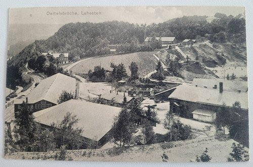 Postcard Lehesten Oertelsbruch 1919 Oertelsbruch Lehesten RARE!