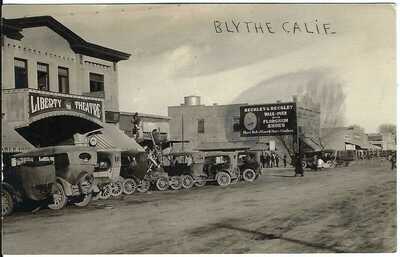 Liberty Theater, BLYTHE, CALIF. ~ Riverside County, California ~ RPPC