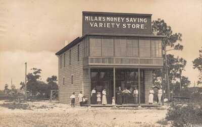 FL 1910s REAL PHOTO Florida Milar’s Variety Department Store at St. Cloud, FL
