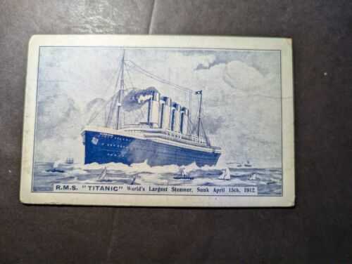 Mint England Ship Postcard PPC SS RMS Titanic Steamer Premiers Tribute Memorial
