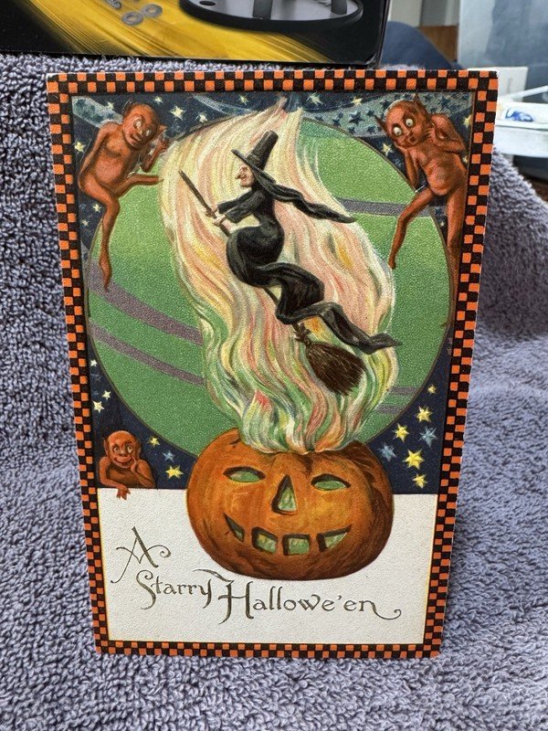 HALLOWEEN POSTCARD JOHN WINSCH C9