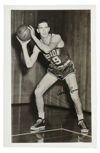 1950s-60s Arnie Risen Boston Celtics Real Photo Postcard 3.5" x 5.5"