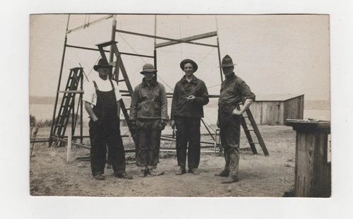 1916 Punitive Expedition RPPC 1st Aero Squadron Aviators Lt John B Brooks Photo