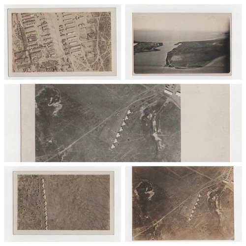 1916 1st Aero Squadron Photo Archive 5pc Camp Wilson North Island Aviation RPPC