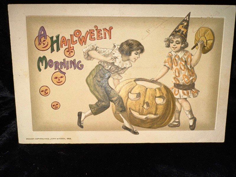 HALLOWEEN POSTCARD JOHN WINSCH C69