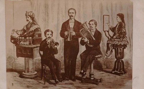 John Nevil Maskelyne Magician Automata RPPC Postcard Psycho Zoe Illustration