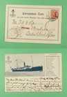 DR WHO 1909 AUSTRIA PAQUEBOT STYRIA SHIP POSTCARD TO BRITISH EAST AFRICA R03239