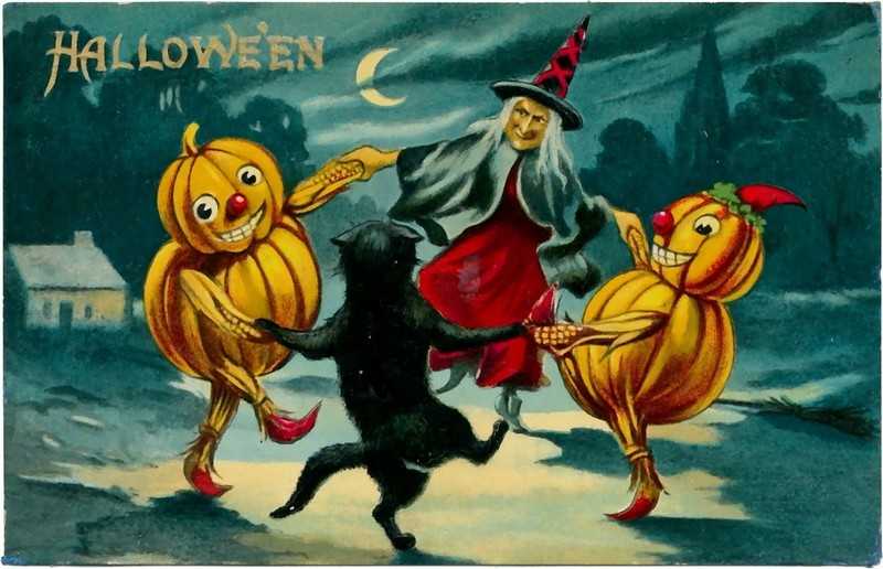 Valentine & Sons Halloween - Witch, Pumpkin Men, Cat Dance Great & RARE! 👀 👀