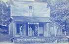 Mentone Alabama Huron's Store Post Office Vintage Postcard AA104427