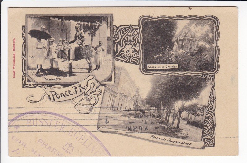 PUERTO RICO , PONCE , STAMP 1899