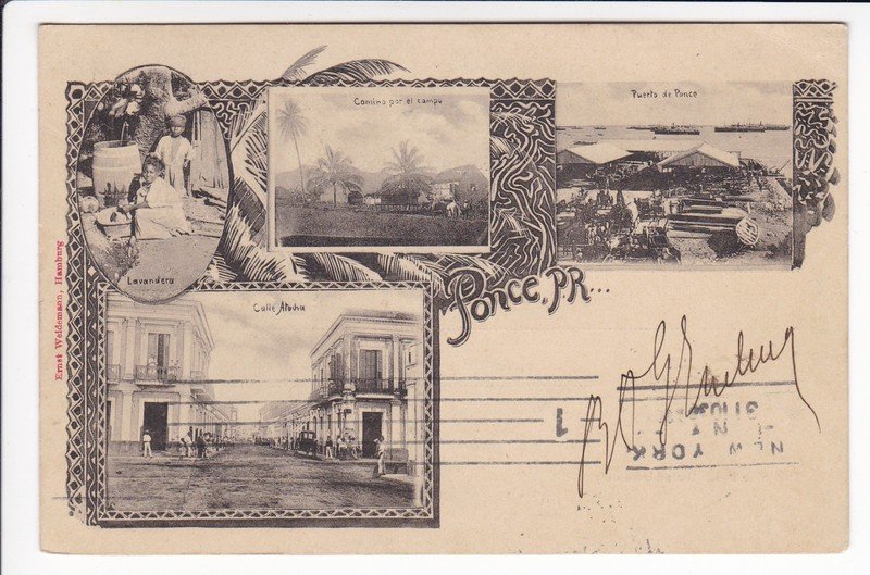 PUERTO RICO , PONCE , STAMP 1899