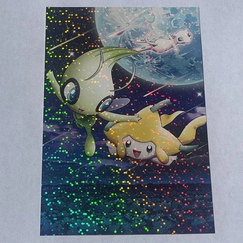 MEW/CELEBI/JIRACHI 2005 POKEPARK JPN POSTCARD STARRY SKY TRIP ORIGINAL PACKAGING