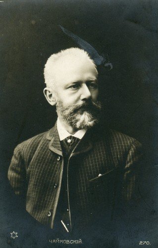 RARE Photo Pyotr Ilyich Tchaikovsky 1880s. Judaica. Russian Empire.