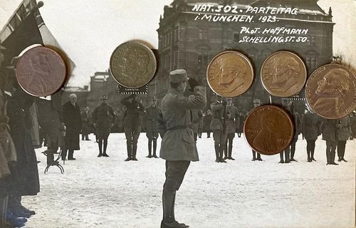 VERY RARE! 1ST GERMAN NAT. SOZ. REICHSPARTEITAG (1923 MÜNICH) PHOTO POSTCARD