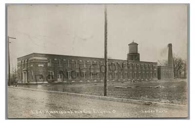 RPPC American Lace Co Factory ELYRIA OH Ohio Vintage Real Photo Postcard