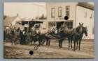 RPPC STAGECOACH Stage ALBERNI BC Cariboo Road Leonard Frank Real Photo Postcard